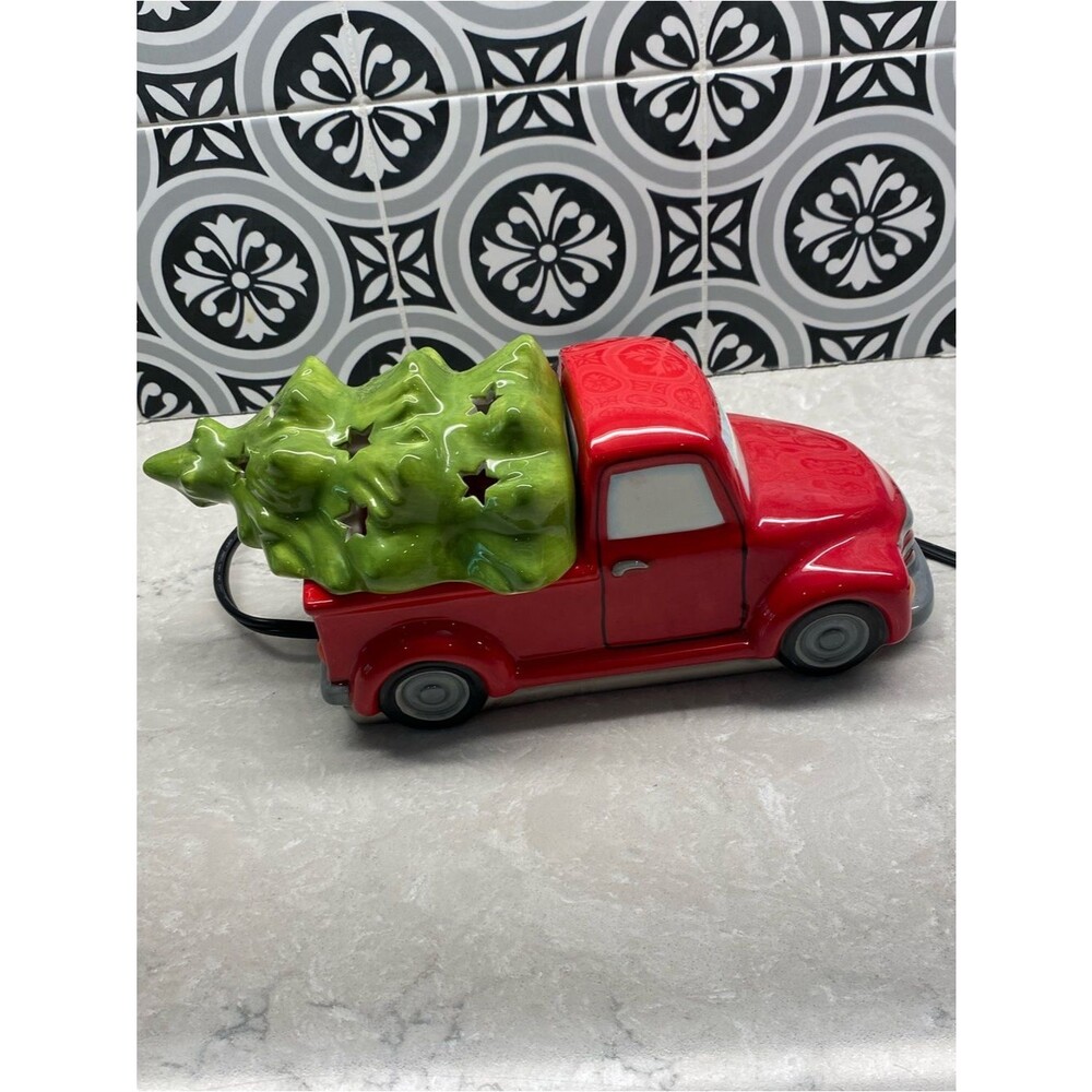 Scentsy Special Delivery Red Truck with Green Christmas Tree - Discontinued - Picture 8 of 8